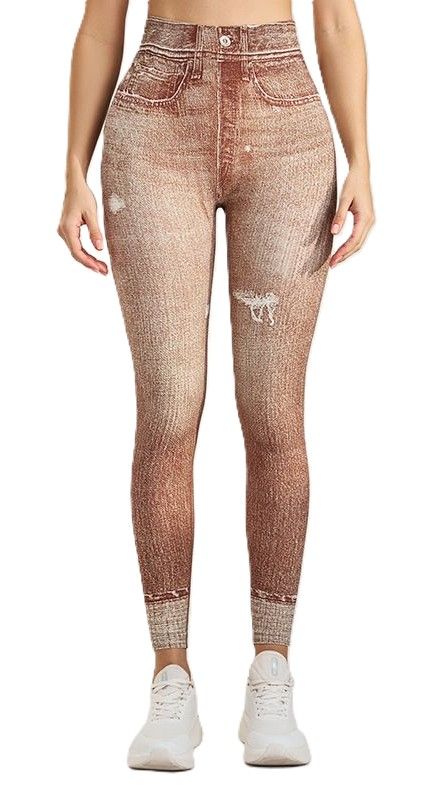 Indra Vibe Denim — Legging with Denim Effect and Energy for Body and Spirit