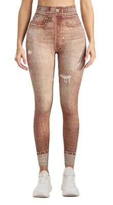 Indra Vibe Denim — Legging with Denim Effect and Energy for Body and Spirit