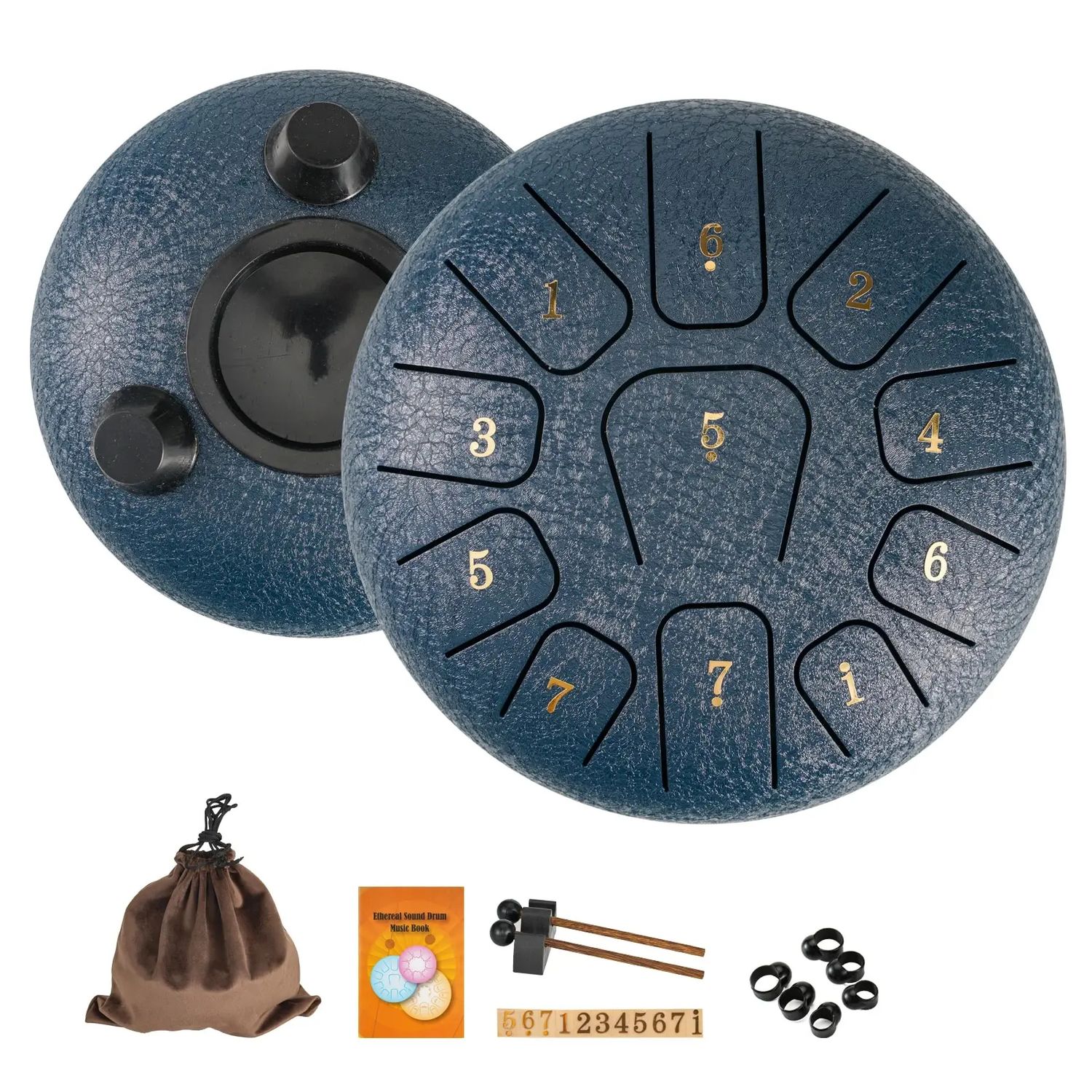 Divine Frequencies — Steel Tongue Drum for Spiritual Tuning