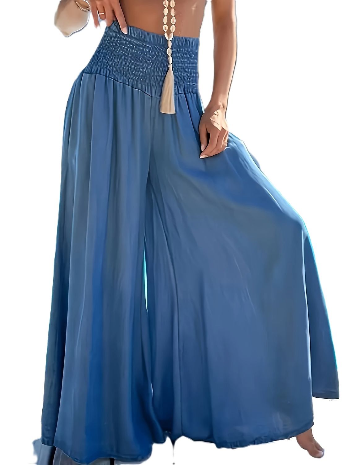 Chill Luxe — Plus Size Cool Silk Pants for Spring and Summer