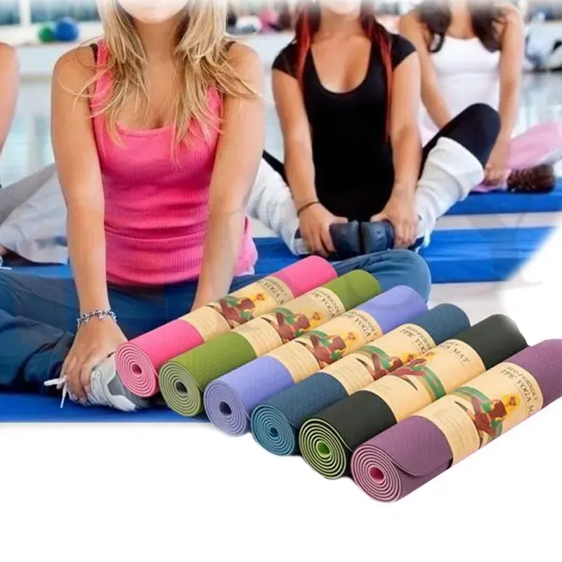 Essenza TPE Mat – Non-slip and Natural Yoga Mat with Carrying Strap