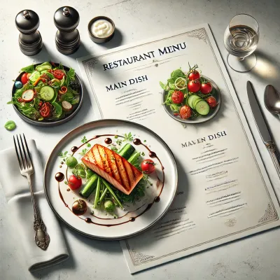 Le menu des douceurs