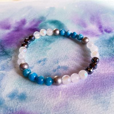 &gt;Energiefeld&lt; Edelstein-Armband
