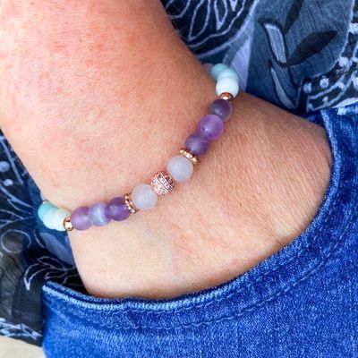 &gt;Inneres Leuchten&lt; Edelstein-Armband