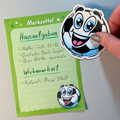 Magnet Sticker &quot;Fußball&quot;