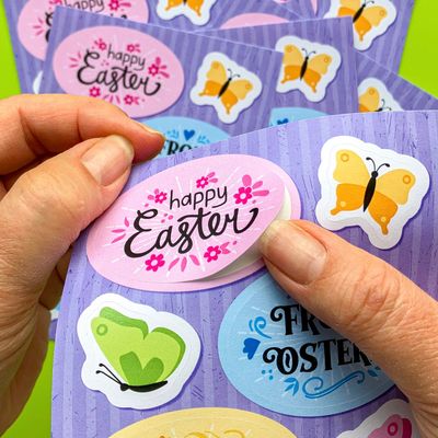 Stickerbogen &quot;Ostergrüße&quot;