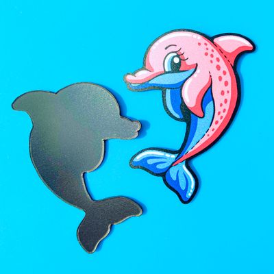 Magnet Sticker &quot;Delfin&quot;