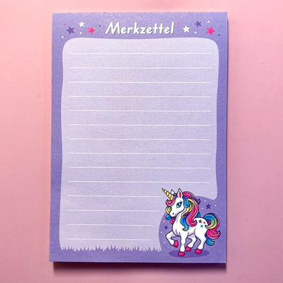 Notizblock &quot;Einhorn&quot;