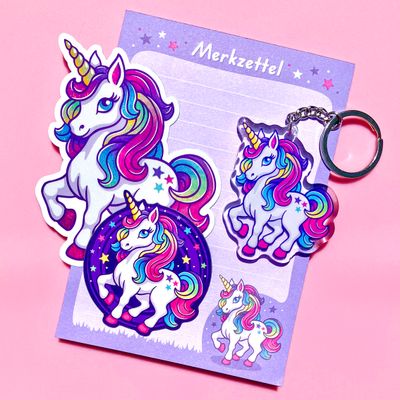Geschenk Set &quot;Regenbogen Einhorn&quot;