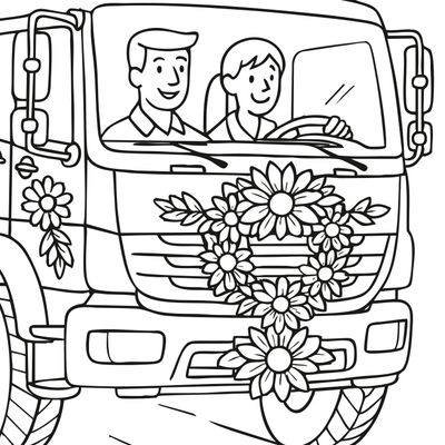 GRATIS Ausmalbild "FF Erntedank"