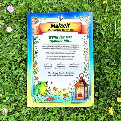 Malbuch "Wenn ich mal traurig bin"