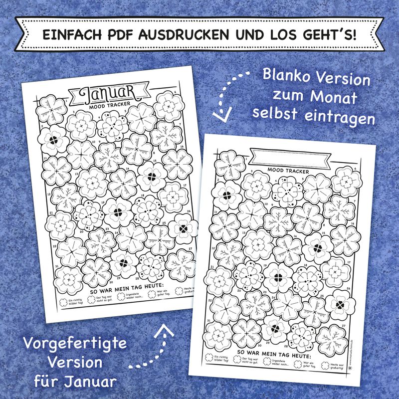 GRATIS Mood Tracker "Klee"