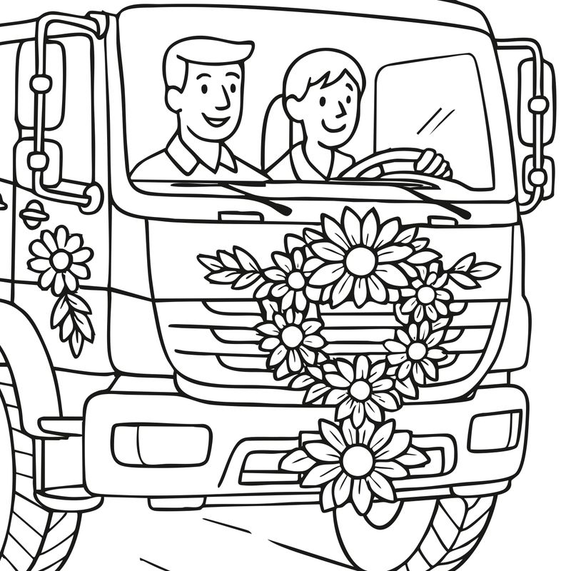 GRATIS Ausmalbild "FF Erntedank"