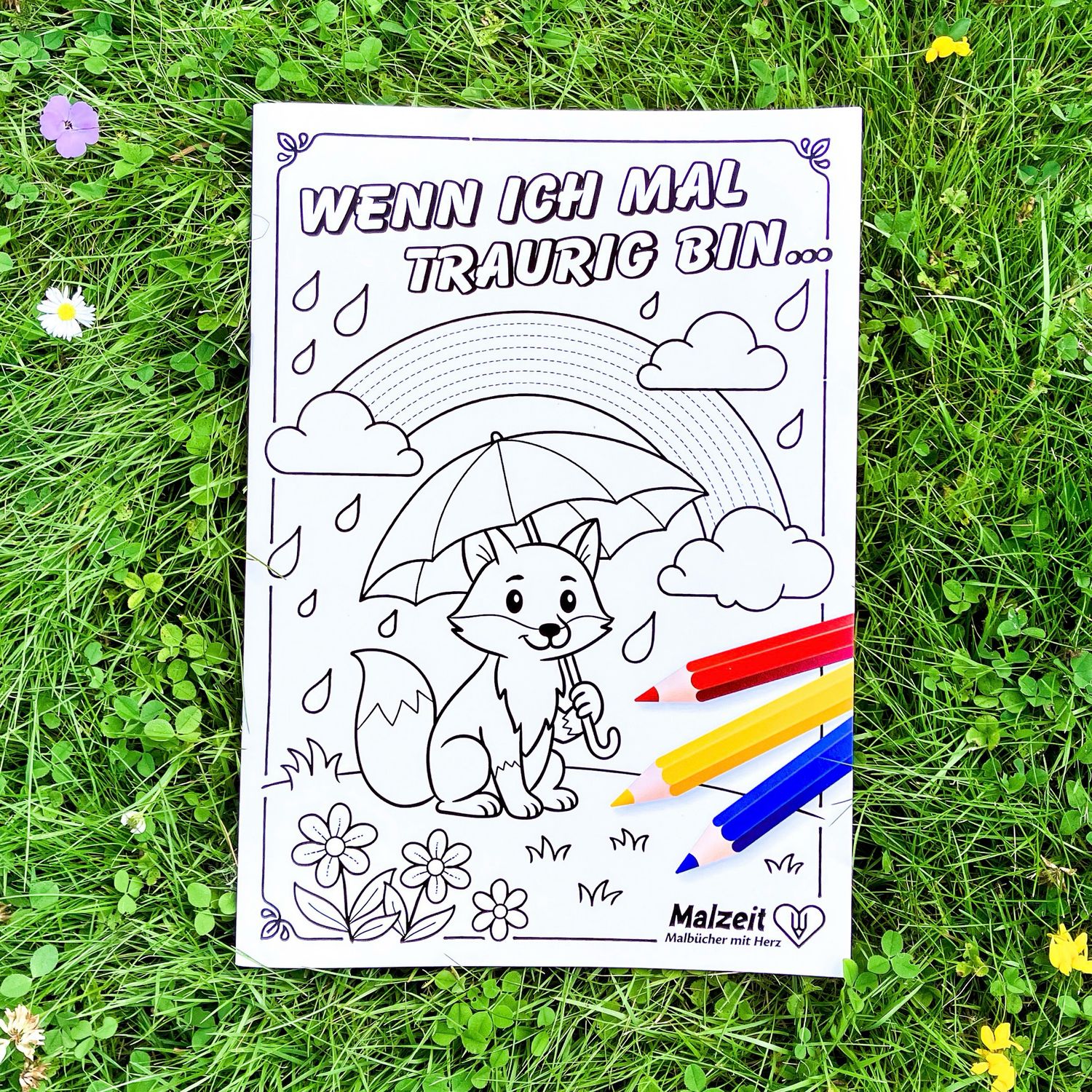 Malbuch "Wenn ich mal traurig bin"