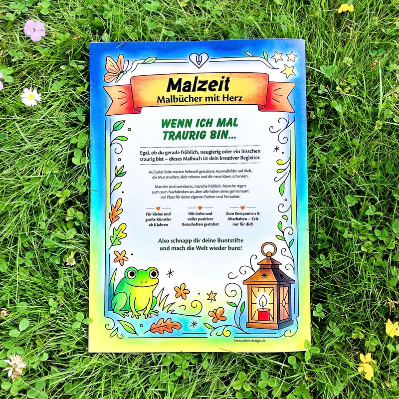 Malbuch "Wenn ich mal traurig bin"