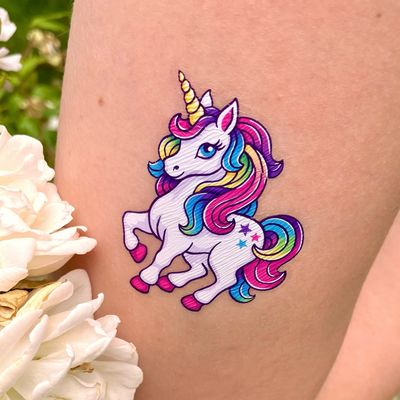 Einhorn – Temporäres Tattoo
