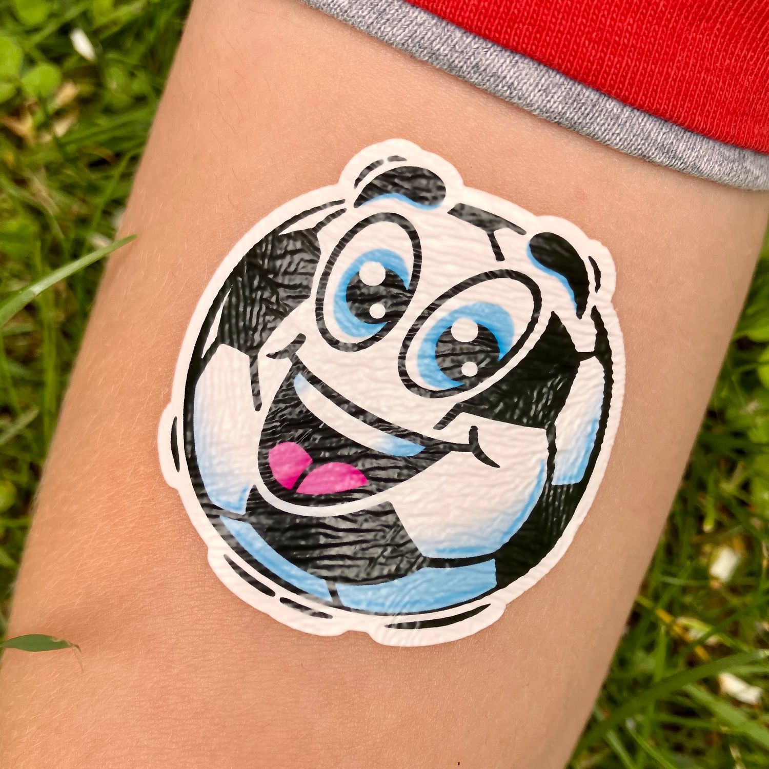 Fußball – Temporäres Tattoo