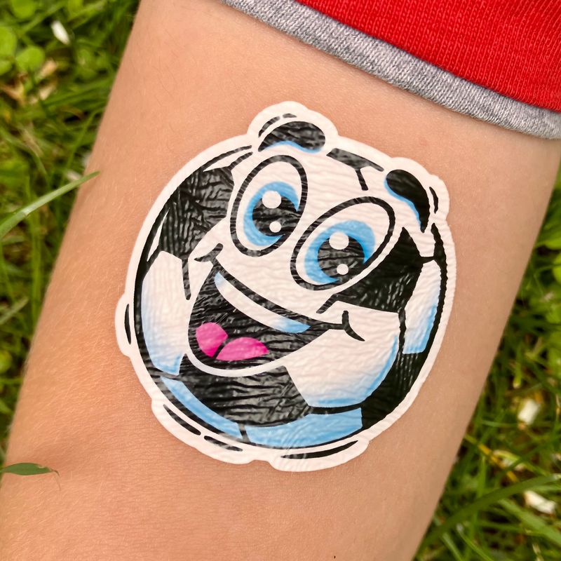 Fußball – Temporäres Tattoo