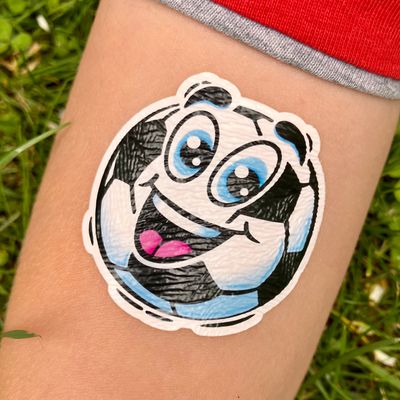 Fußball – Temporäres Tattoo