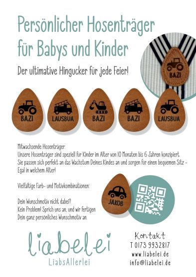 Personalisierte Hosenträger