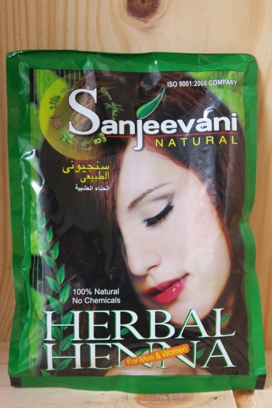 草本天然染髮粉（深啡）