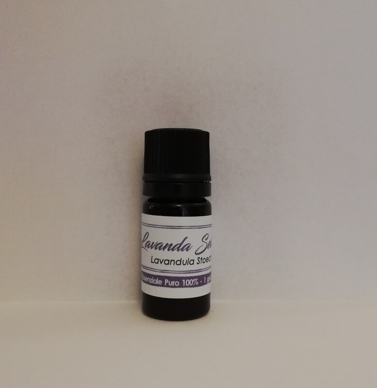 Olio essenziale di lavanda selvatica (Lavandula Stoechas) puro al 100%           5ml