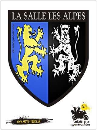 Αυτοκόλλητο  La Salles Les Alpes (F)