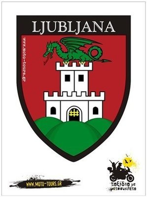 Αυτοκόλλητο Ljubljana (SLO)