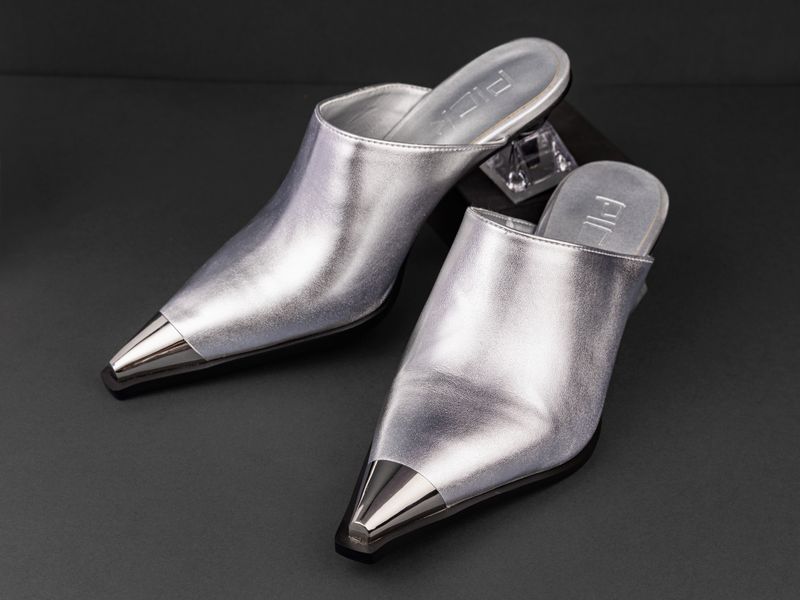 Silver Classic Simple Heel