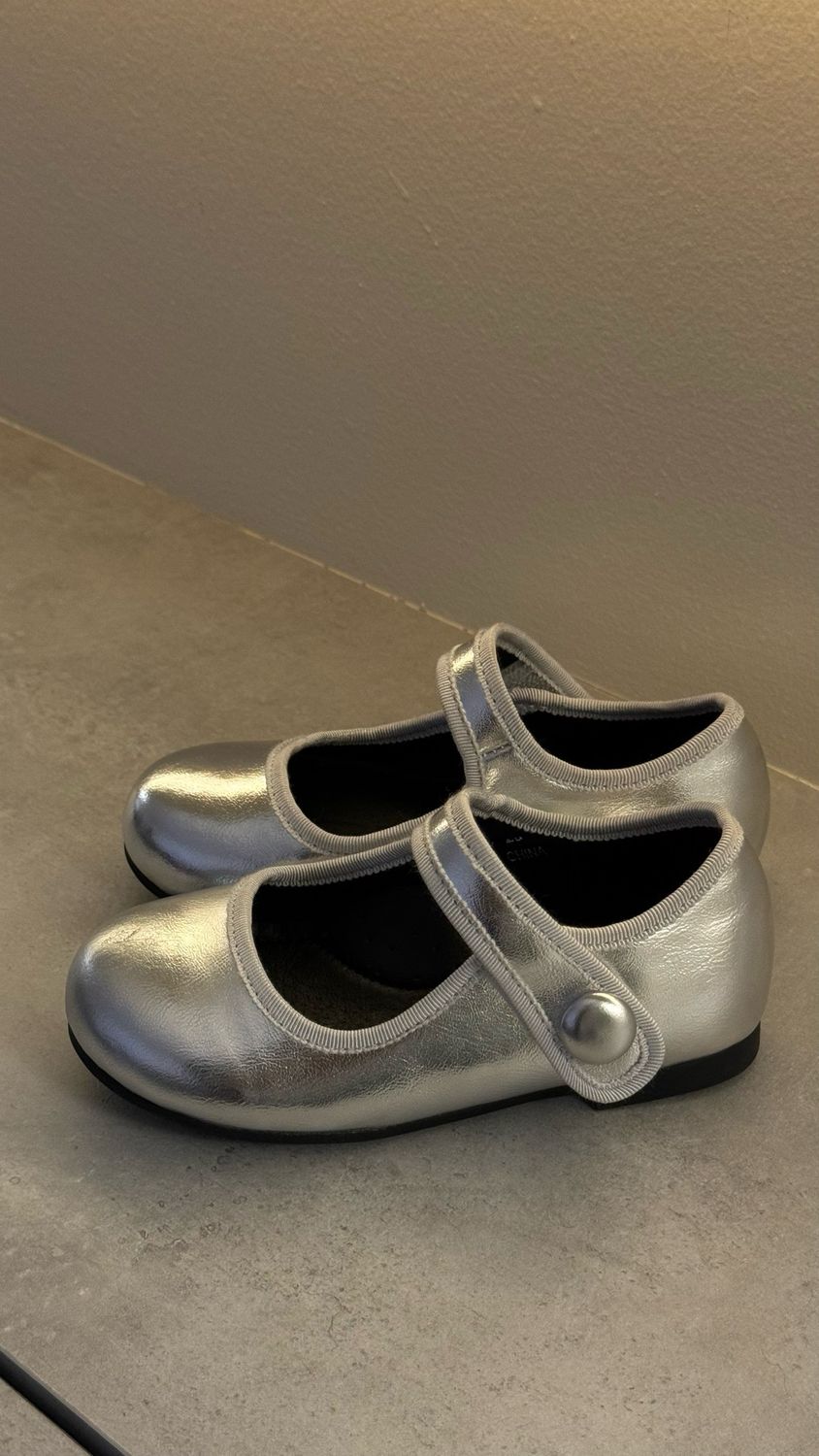 Silver Mary Jane kids 