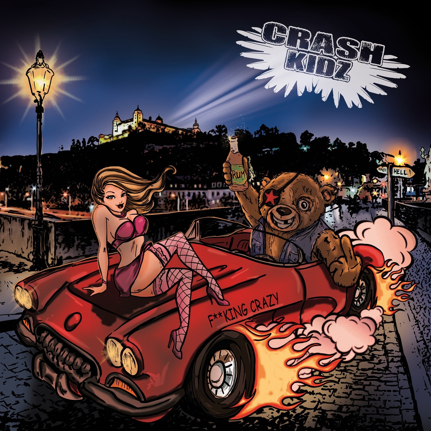 T-Shirt &quot;Fucking Crazy &quot; Album Cover
