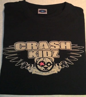 Crash Kidz - Logo Shirt (schwarz) (S/M/L/XL, bitte bei deiner Bestellung mit angeben)