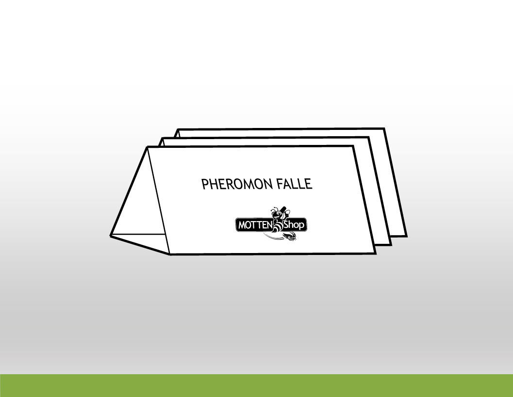 Kleidermottenalarm - Klebefallen: 3 x Pheromonfallen