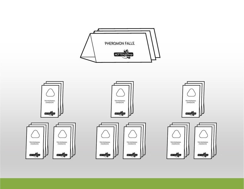Kleidermotten-Paket: Tricho-XL™