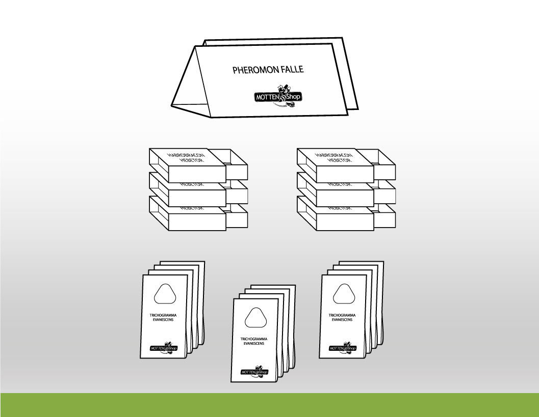 Lebensmittelmotten-Paket: Tricho-L™
