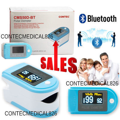 OLED Finger Tip Pulse Oximeter Bluetooth APP Analysis SPO2 PR, CMS50D-BT