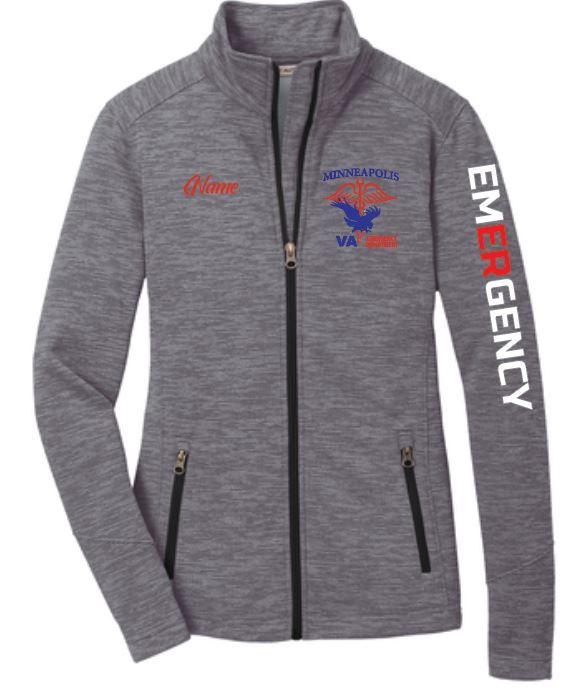 VA Ladies Digi Strip Fleece Jacket