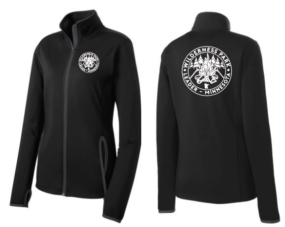 ladies Stretch Contrast Full-Zip Jacket