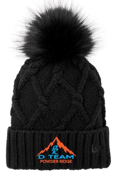 D-TEAM NEW ERA FAUX FUR POM BEANIE