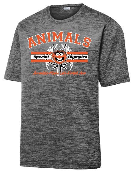 ANIMALS Sport-Tek PosiCharge Electric Heather Tee