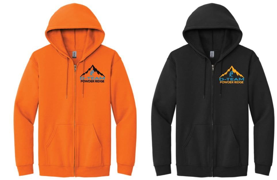 D-TEAM Gildan full zip hooded sweatshirt