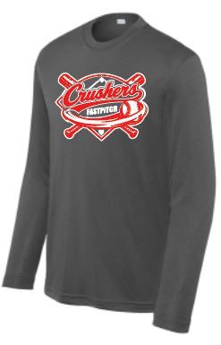 CRUSHERS YOUTH POSICHARGE LONGSLEEVE TEE