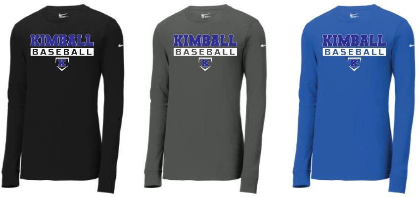BASEBALL NIKE DRI-FIT LONG SLEEVE TEE
