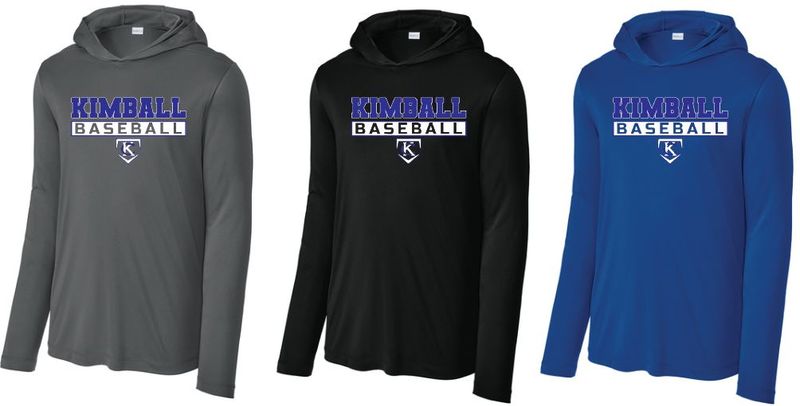 BASEBALL SPORT-TEK LONG SLEEVE HOODIE