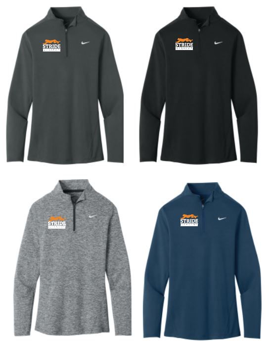 Stride WOMENS NIKE Dri-FIT 1/2 zip