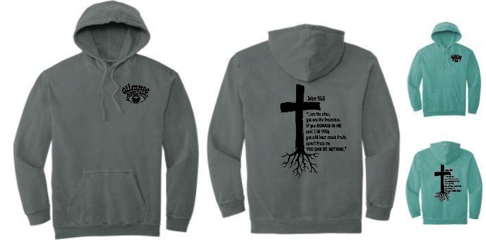 GLIMPSE RING SPUN HOODED SWEATSHIRT