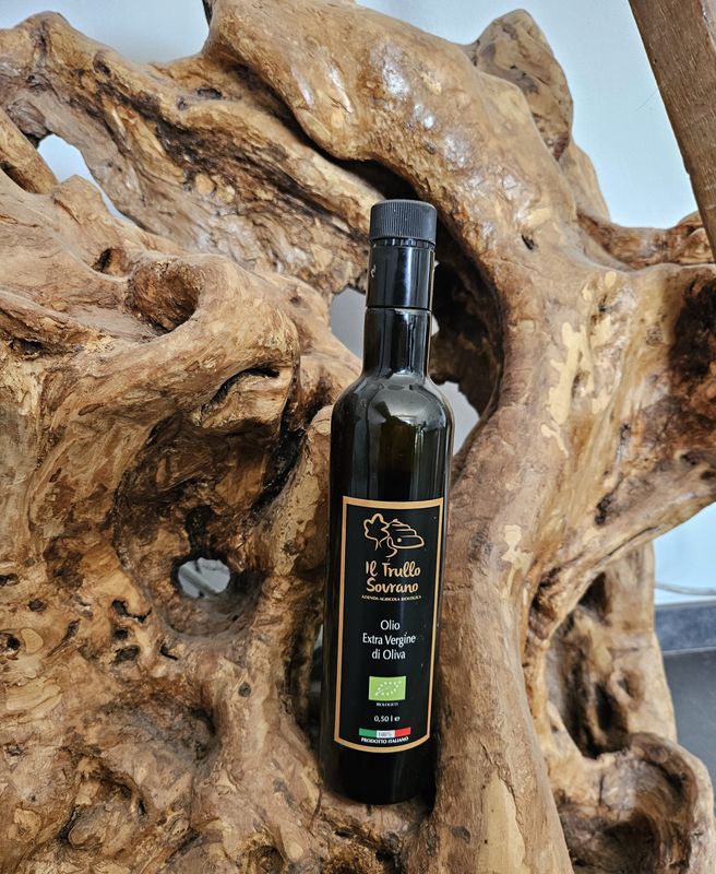 Olivenöl 0,5 Liter  - BIO-Qualität Extra Vergine - Il Trullo  Sovrano