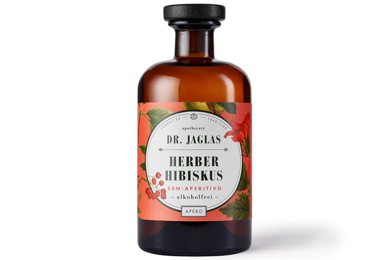Dr. Jaglas Herber Hibiskus Alkoholfreier Aperol 0,5l