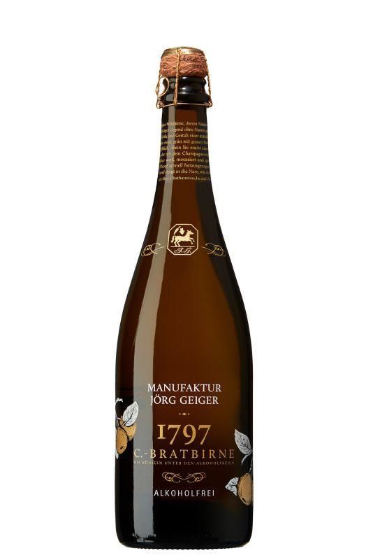 C.Bratbirne - Birnenschaumwein Alkoholfrei Sorte Champagner Bratbirne