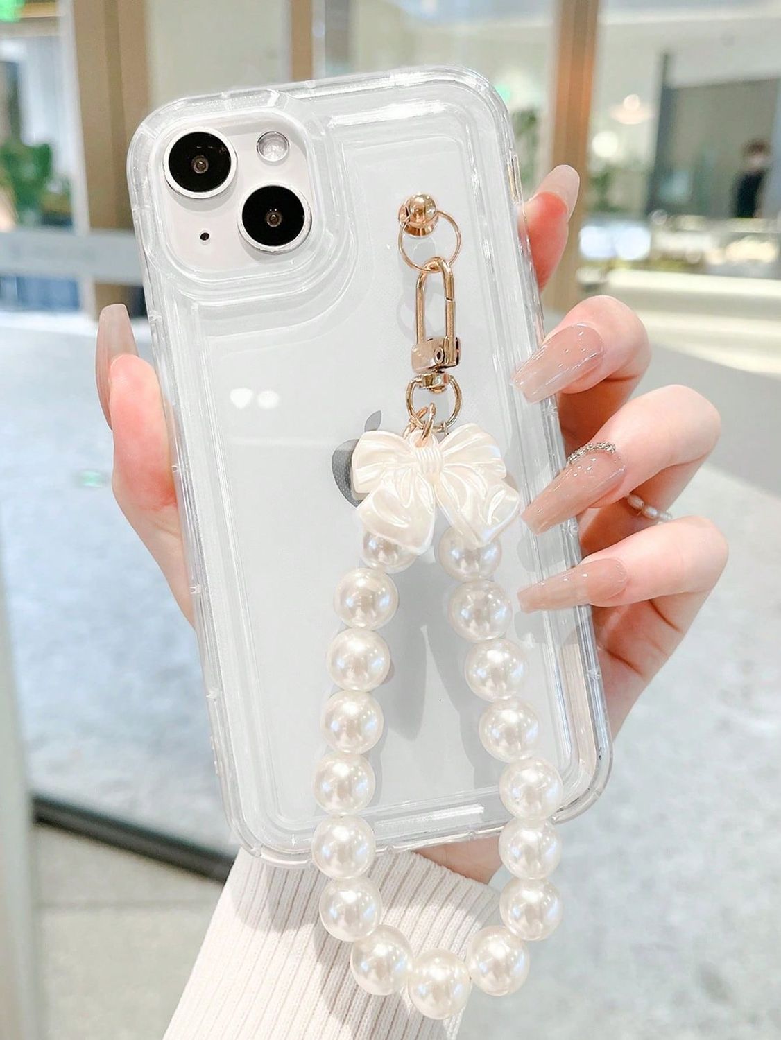Phone case wristlet
